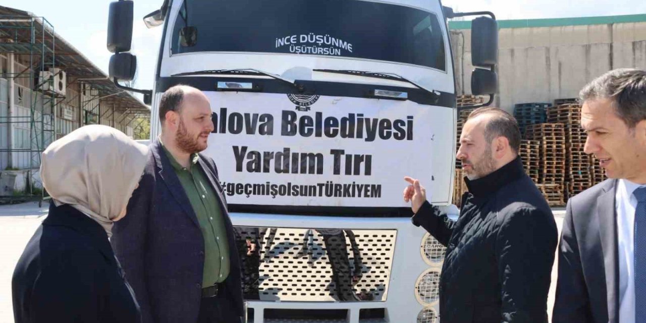Yalova Belediyesi deprem bölgesine 3 bin erzak kolisi yolladı