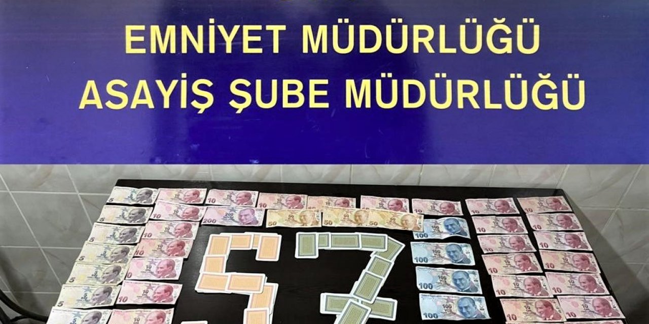 Sinop’ta kumar oynayan 6 kişiye 48 bin TL ceza