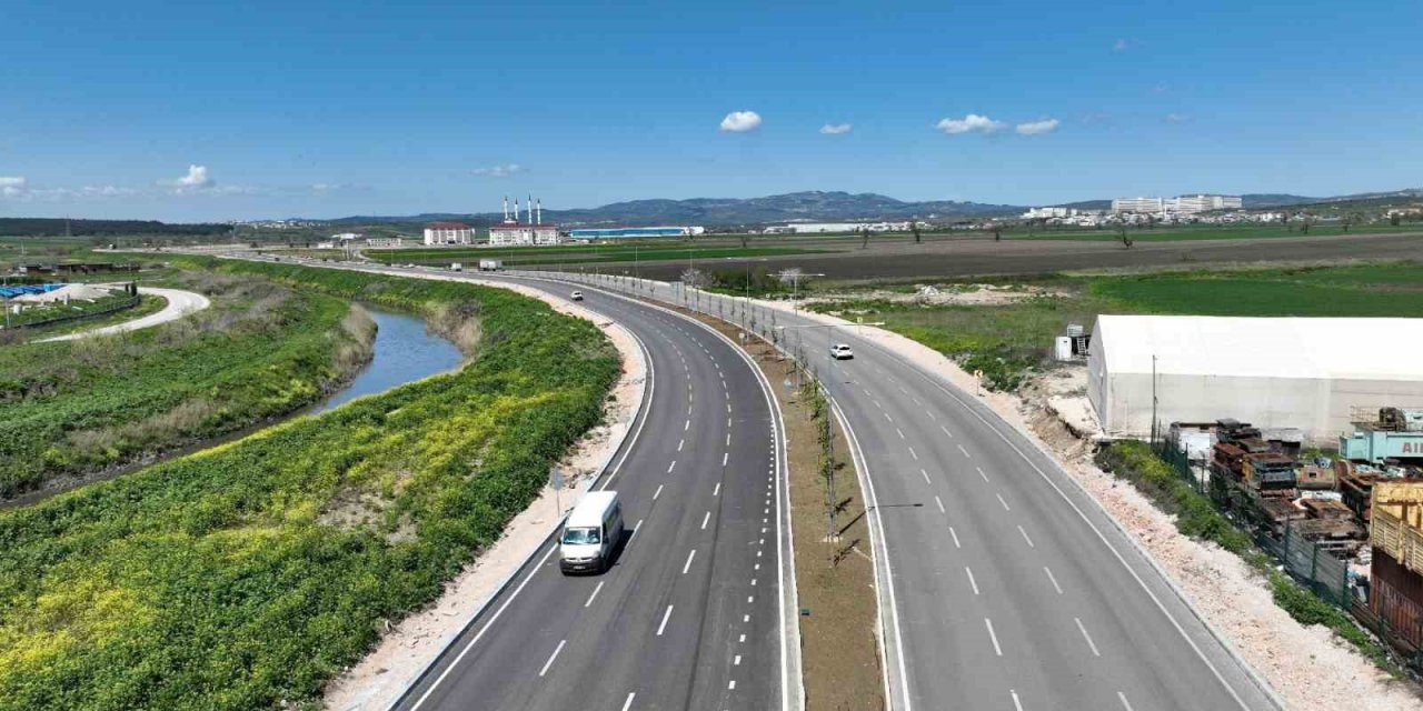 Hastane yolu açılışa hazırlanıyor