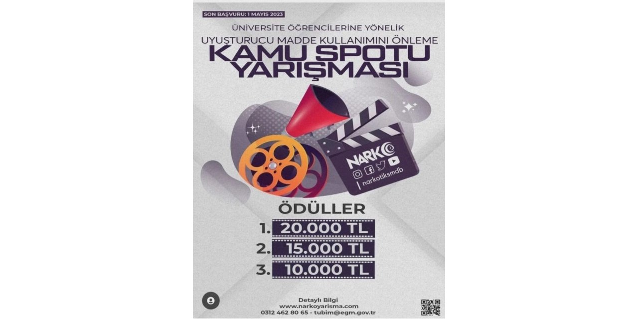 Narkotikten Ödüllü Kamu Spotu Yarışması