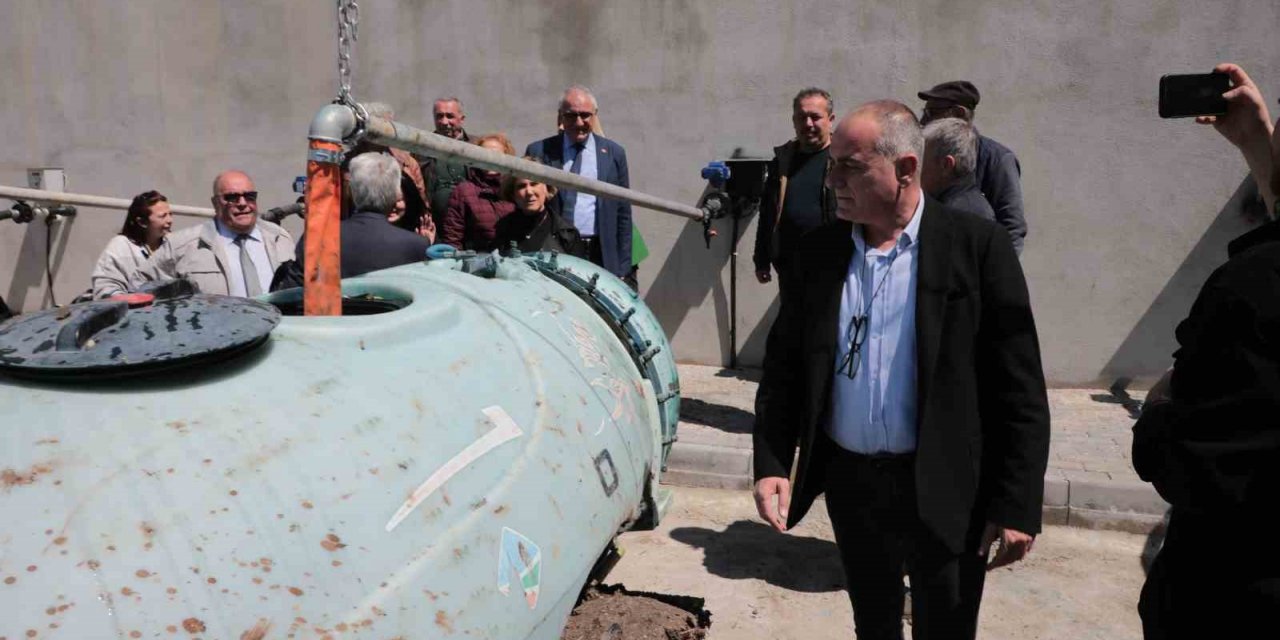 Gemlik Belediyesi’nde çiftçiye 300 tonluk sulama havuzu