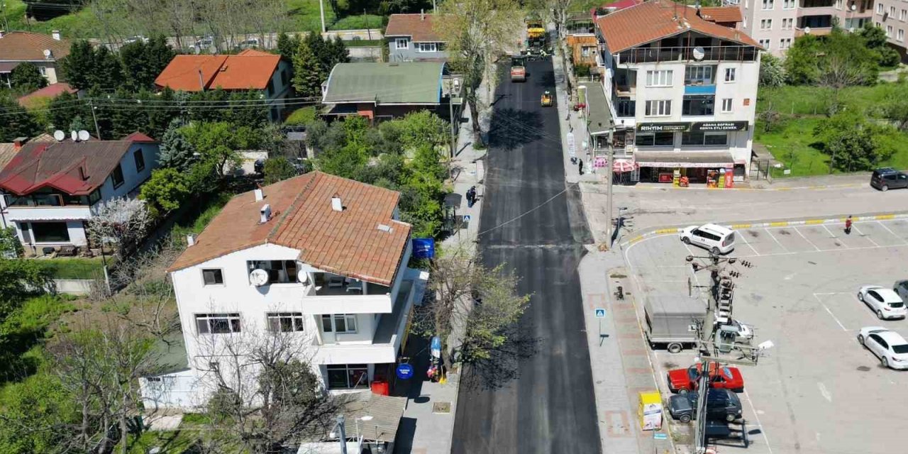 Tuğrul Caddesi’ne 550 ton sıcak asfalt