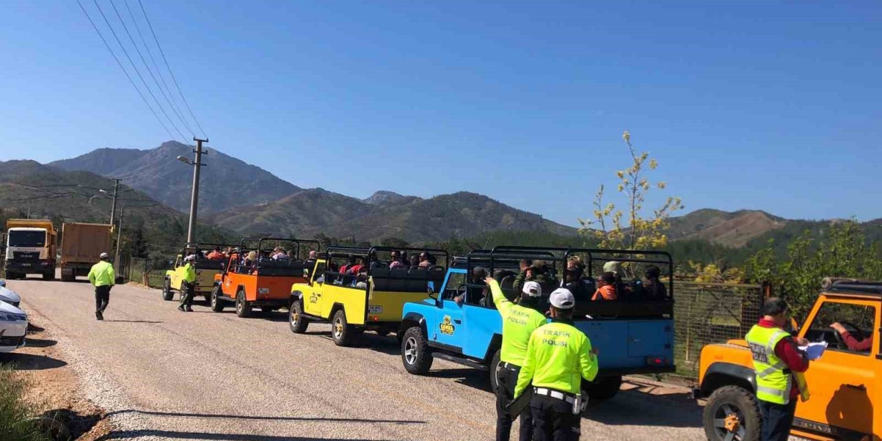 Marmaris’te cip safariler  denetlendi