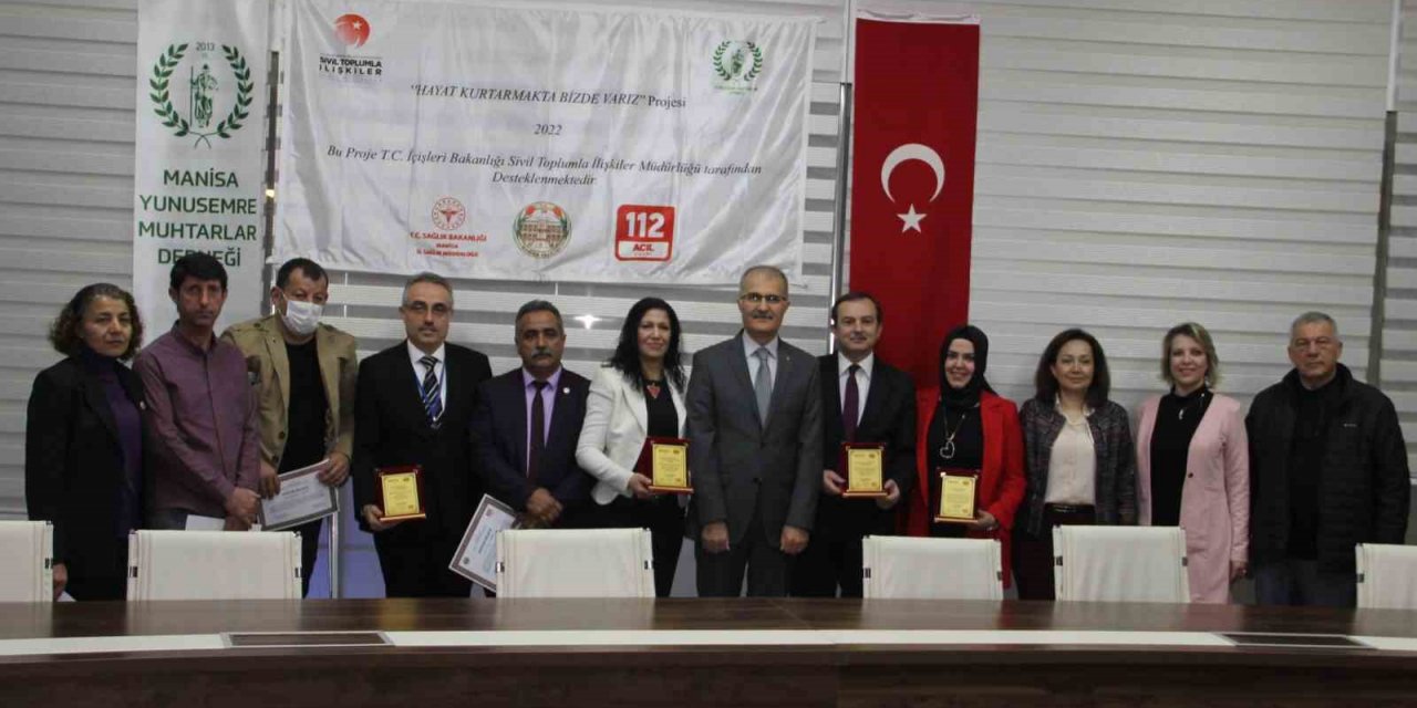 Manisa’daki her 3 muhtardan biri ilk yardım sertifikasına sahip