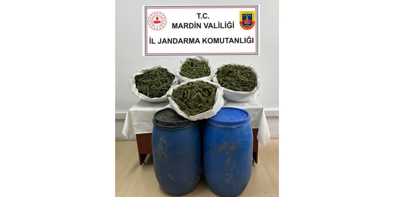 Jandarmadan zehir tacirlerine operasyon: 28 buçuk kilo esrar ele geçirildi