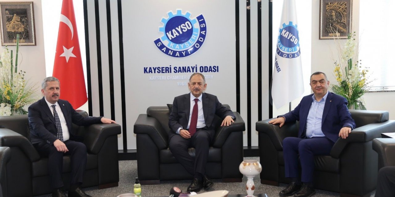 Özhaseki ve Gürcan’dan KAYSO ile KESOB’a ziyaret