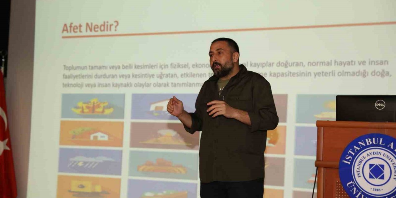 Lise öğrencilerine afet farkındalık eğitimi verildi
