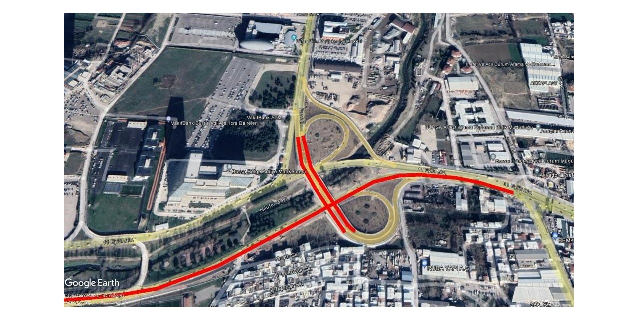 11 Eylül Bulvarı’nda trafik düzenlemesi