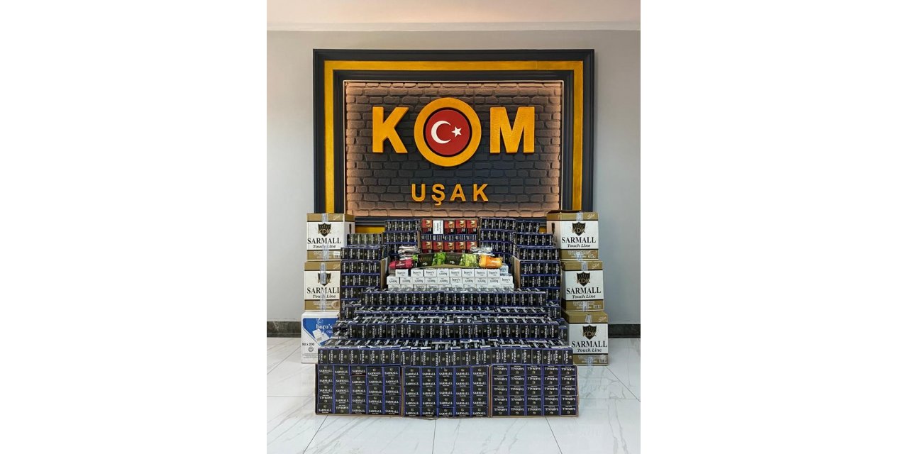 165 bin boş kaçak makaron ele geçirildi