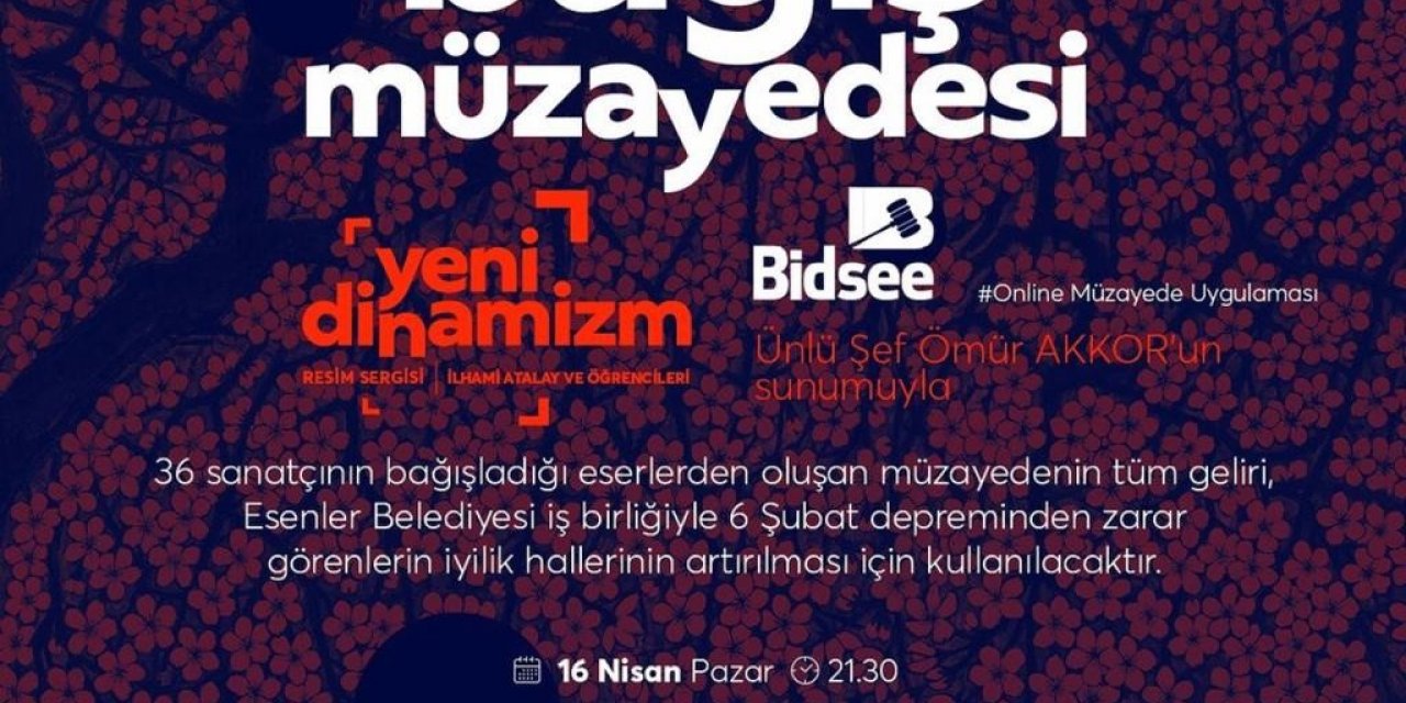 Geliri afetzedelere bağışlanacak müzayede için geri sayım başladı