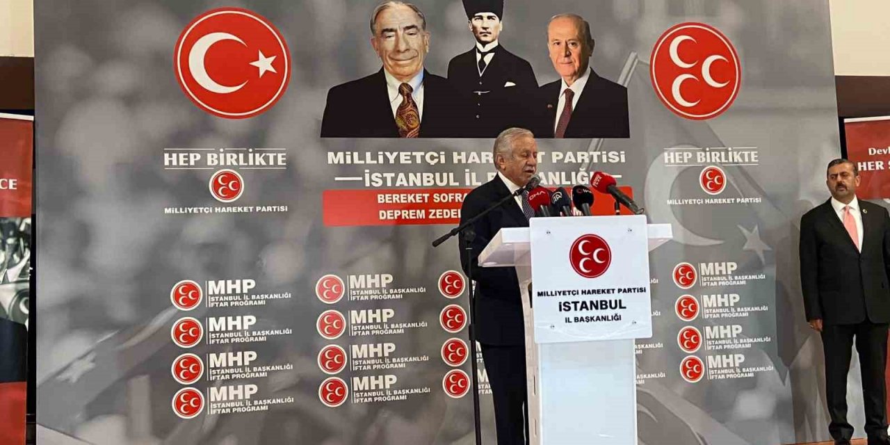 MHP, İstanbul’da depremzedeler için iftar programı düzenledi