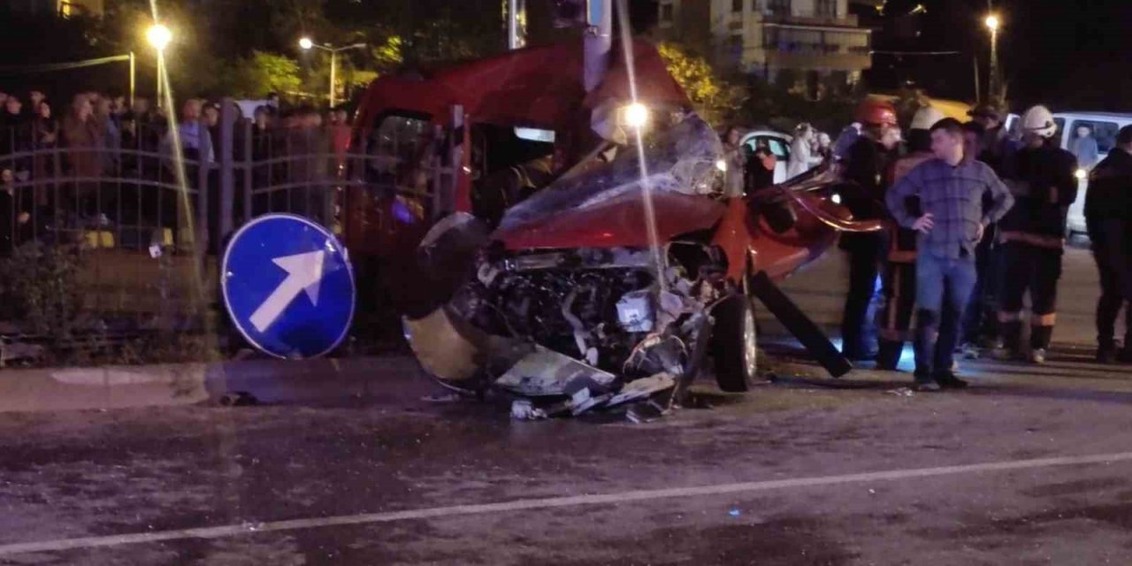 Trabzon’da trafik kazası: 1 ölü, 1 yaralı