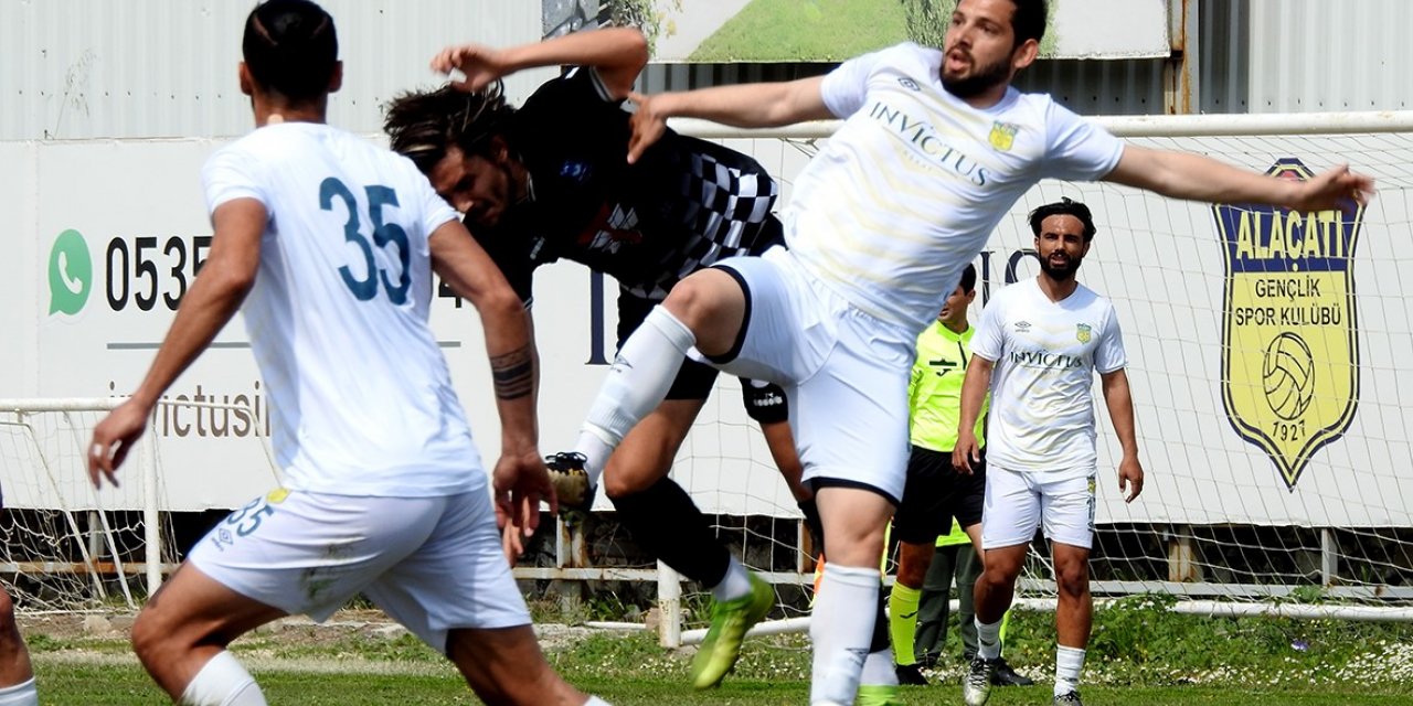 Alaçatıspor sezonu galibiyetle kapattı