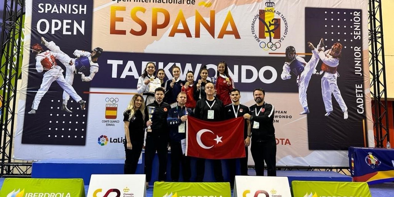 İspanya’da 3’ü altın 5 madalya