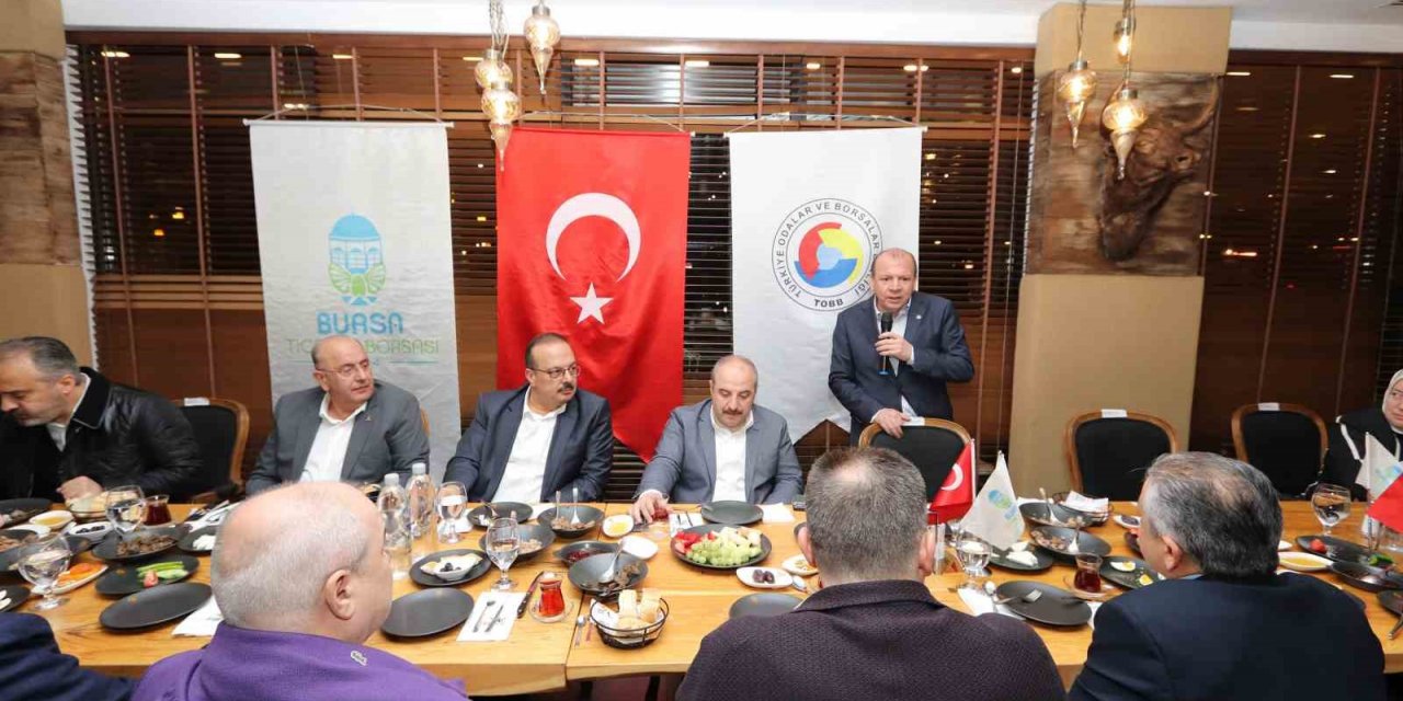 Bakan Varank, Bursa Ticaret Borsası’nın sahurunu katıldı