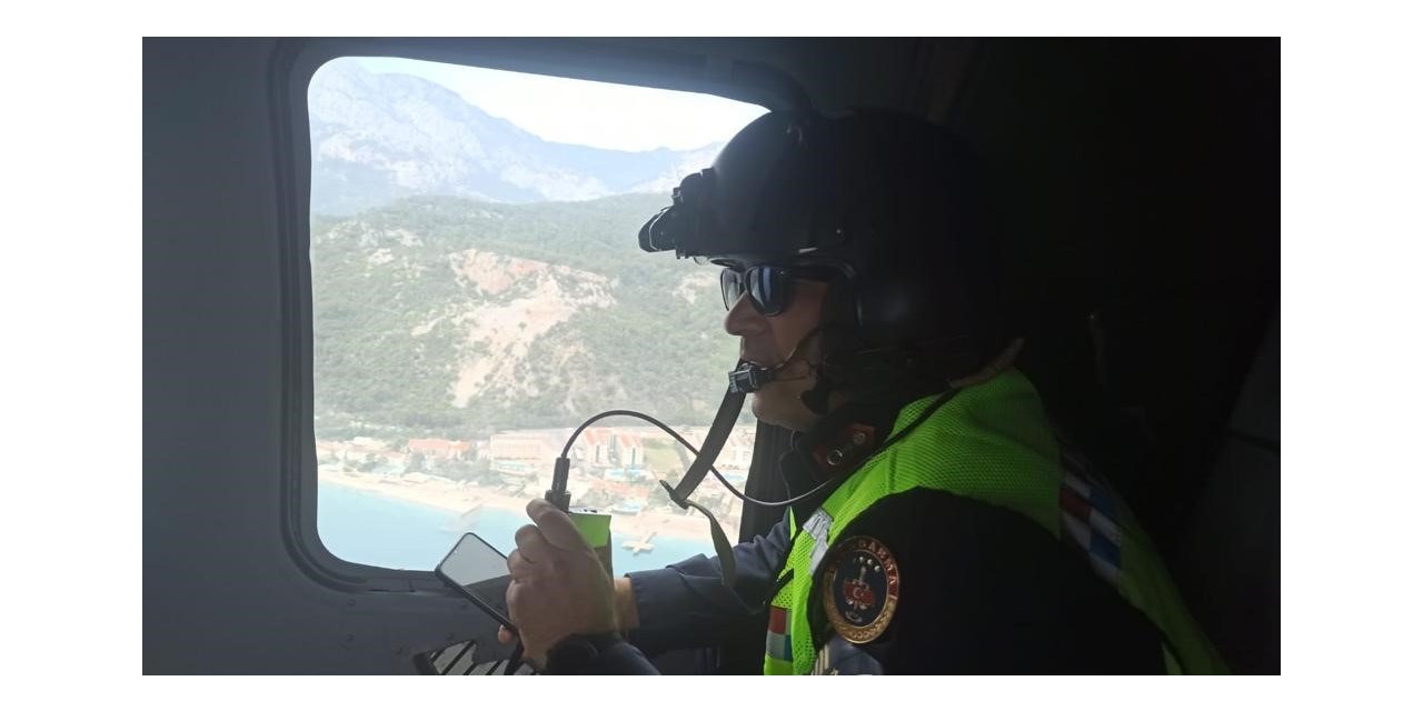 Antalya’da trafiğe bayram öncesi havadan denetim