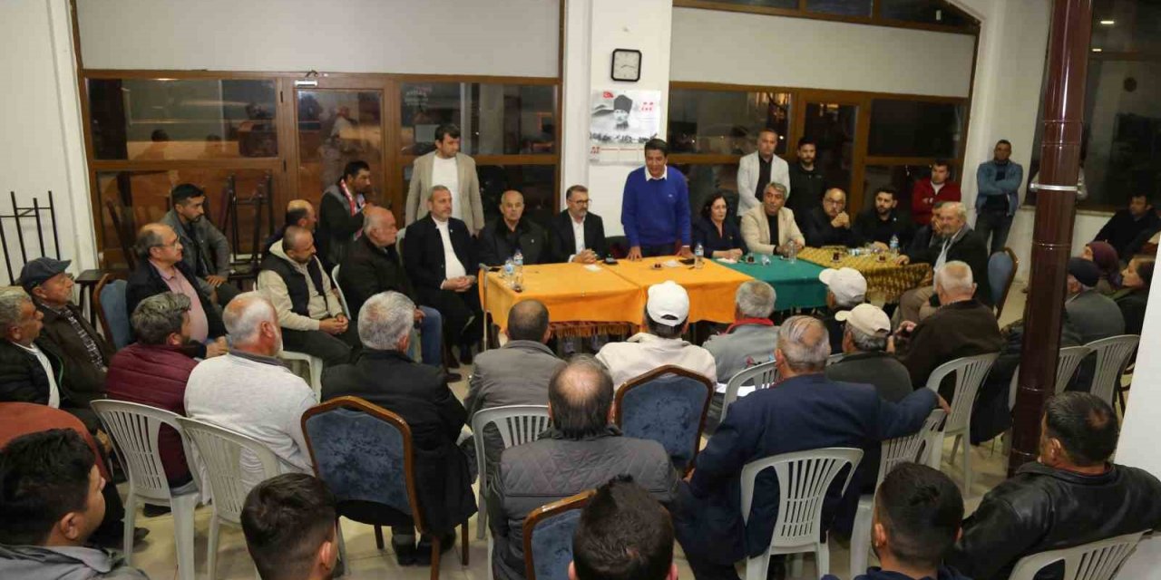 Başkan genç, mahalle buluşmalarında