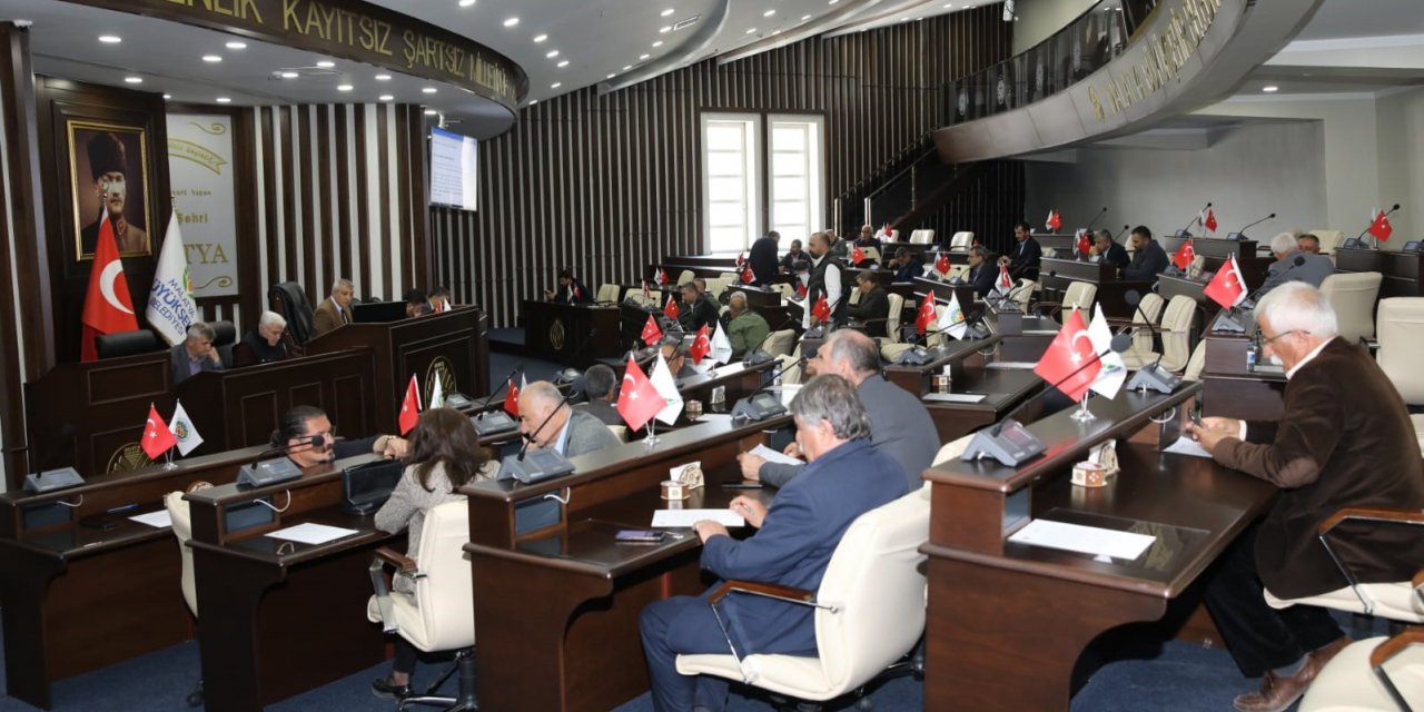 Büyükşehir Belediye Nisan ayı meclis toplantısı tamamlandı