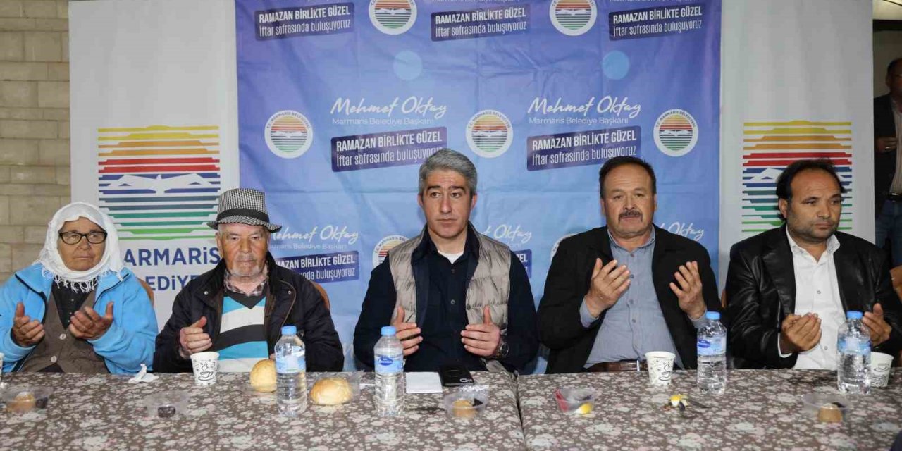 Marmaris’te mahalle iftarları Taşlıca’da sonlandı