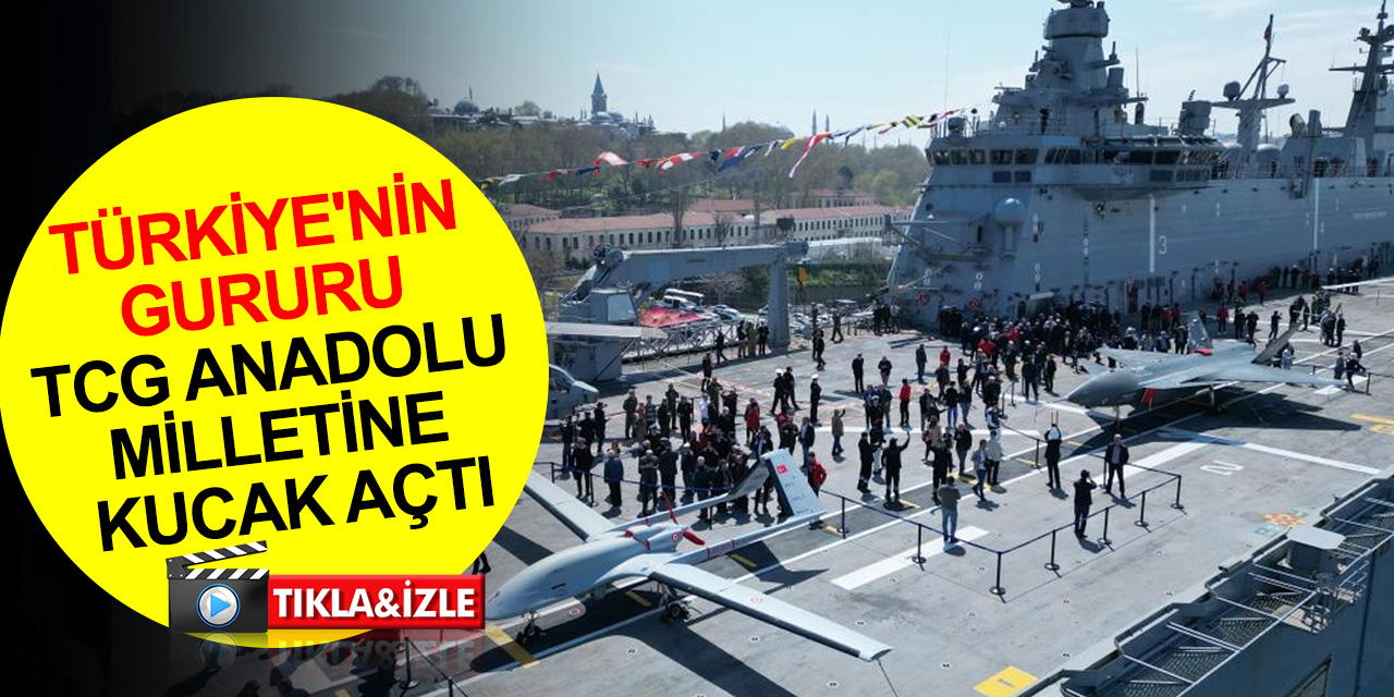 İstanbul nöbetindeki TCG Anadolu’ya Kadir Gecesi gününde yoğun ilgi