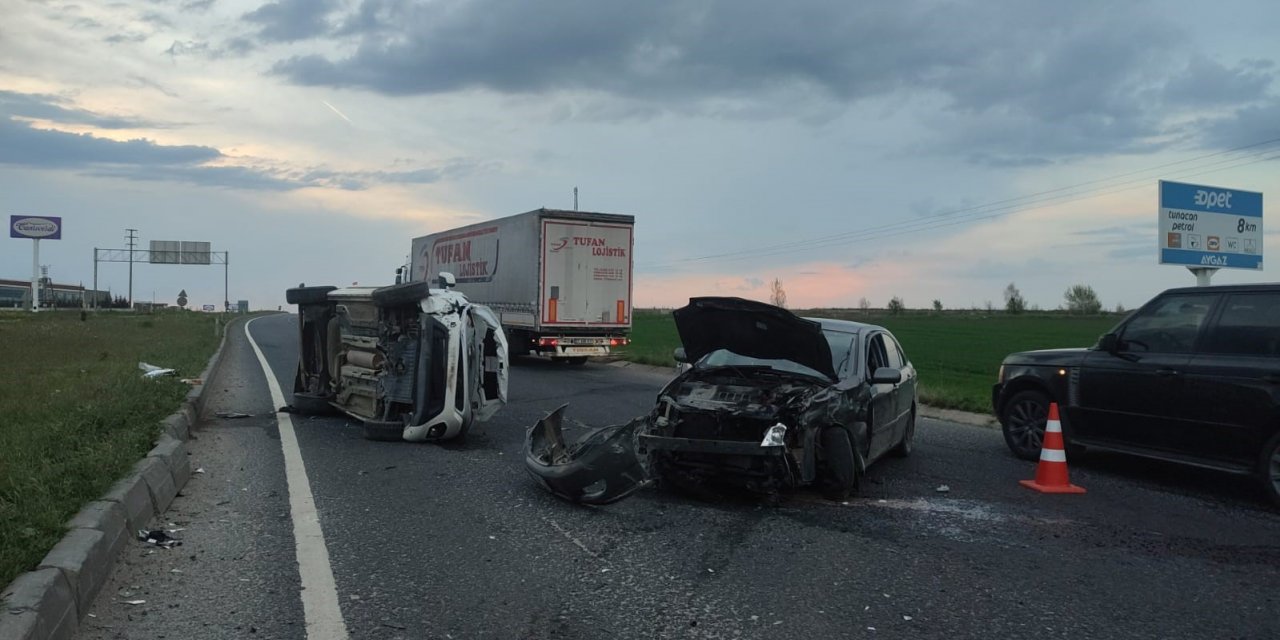 Ergene’de trafik kazası: 3 yaralı
