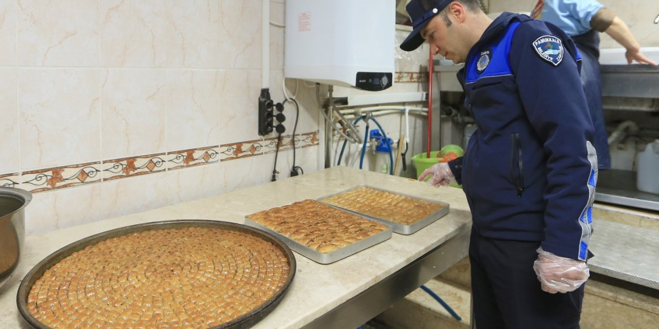 Pamukkale zabıtasından bayram denetimi