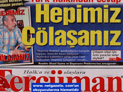 Emin Çölaşan poster oldu