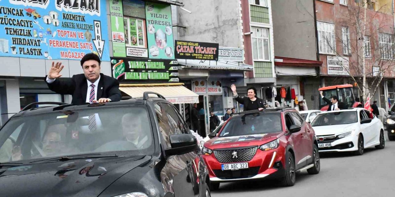 Milletvekili adayları karşılandı