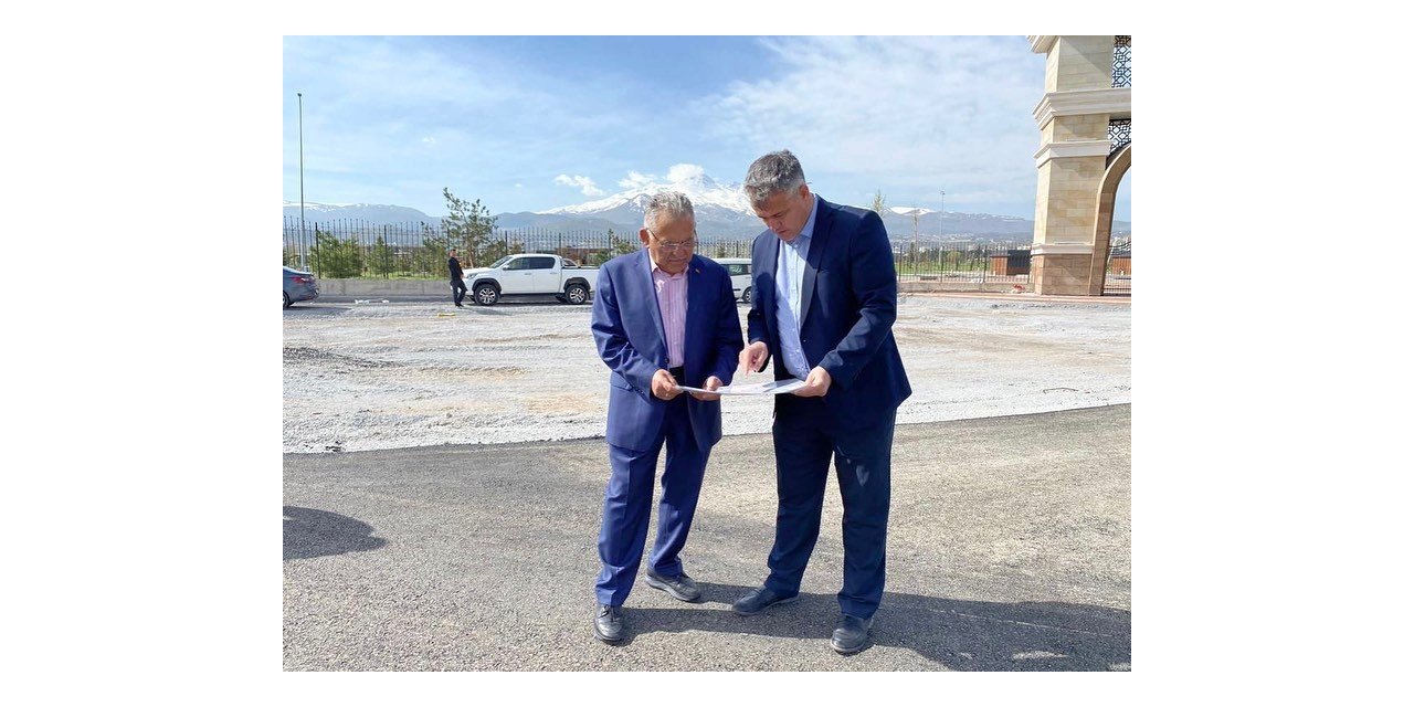 Başkan Büyükkılıç, Recep Tayyip Erdoğan Millet Bahçesi’nde incelemede bulundu