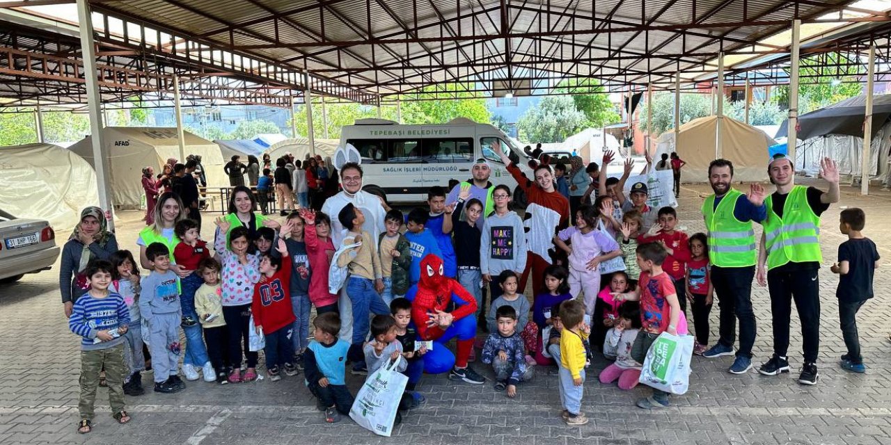 Deprem bölgesindeki çocuklar için "Umudu Taşıyoruz"