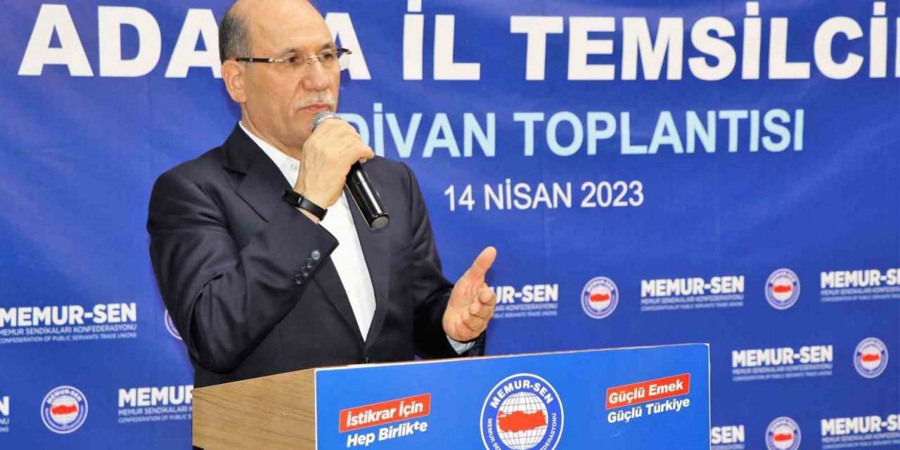 Sezer: "Bu kritik dönemde herkes iyi ki Memur-Sen var diyecek"