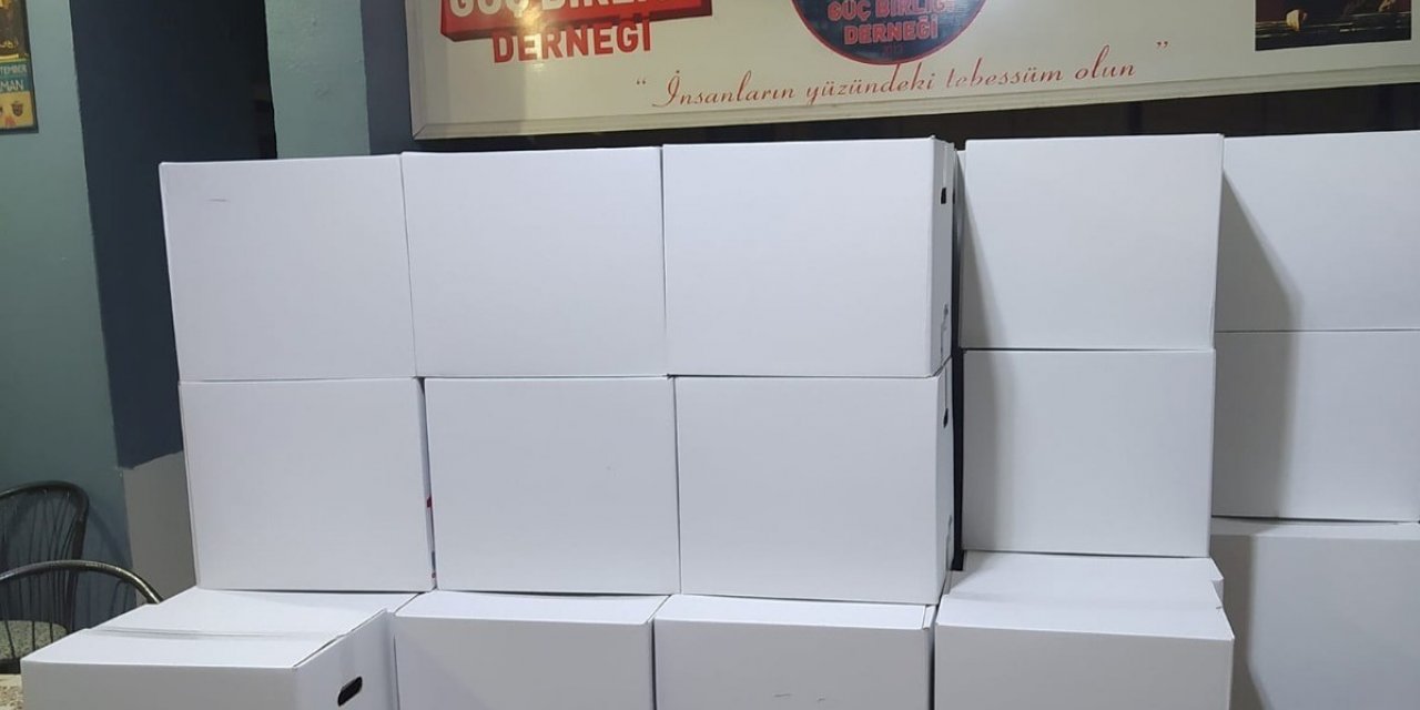 Sinop Güç Birliği Derneği, Ramazan’da bin 250 aileye ulaştı