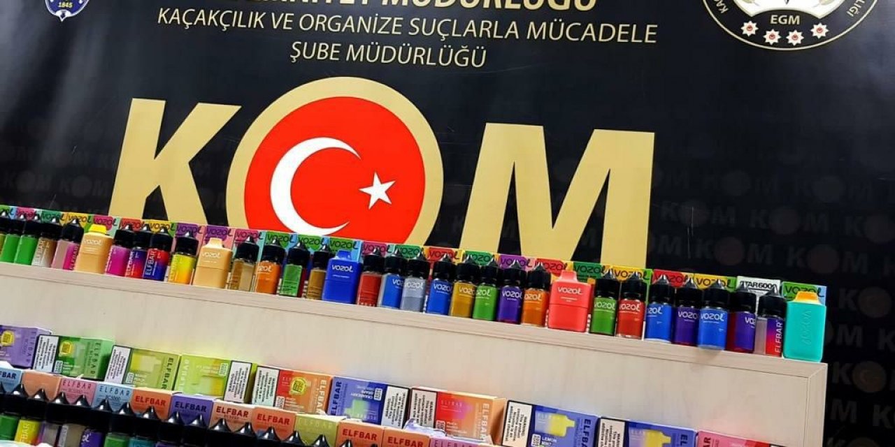 Çorum polisinden elektronik sigara operasyonu