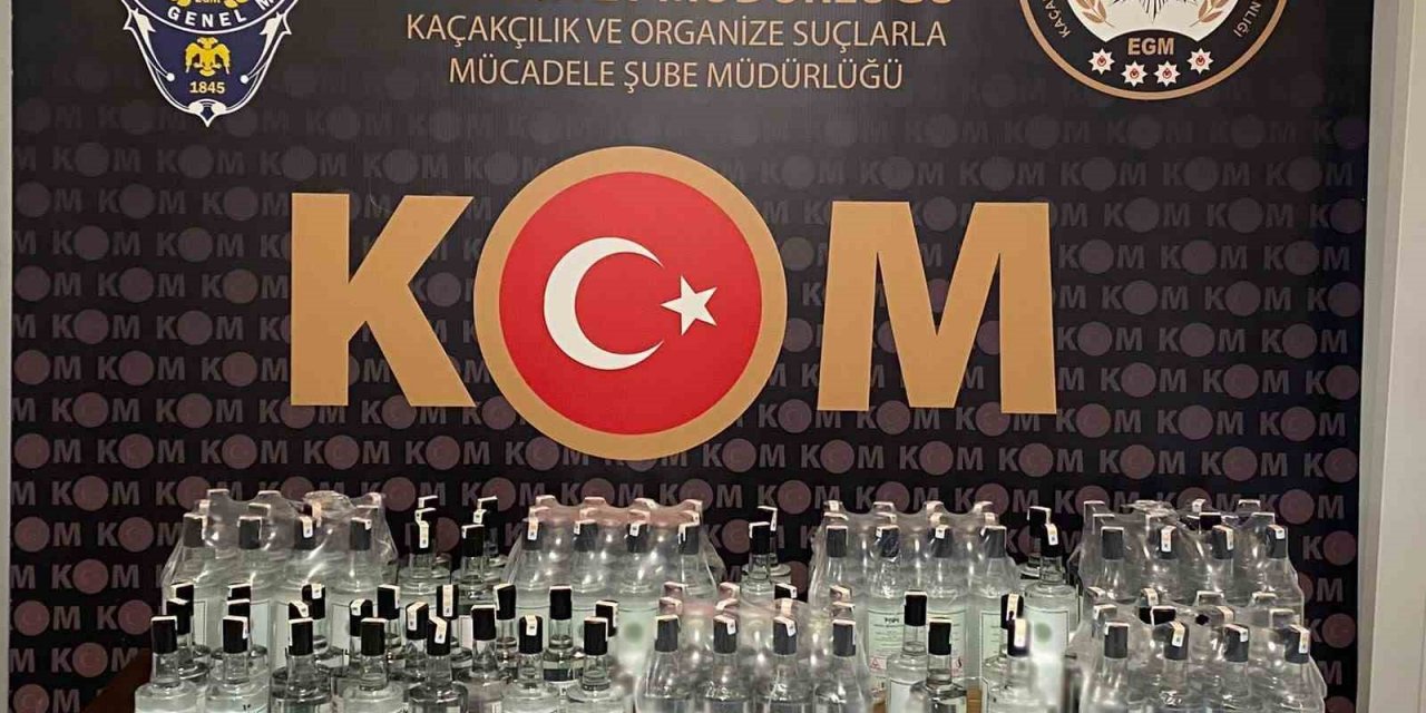 Antalya’da sahte içki operasyonunda 5 şahsa işlem yapıldı