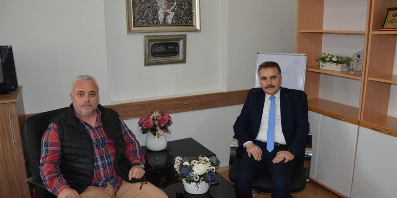 Kaymakam Odabaş, esnaf odası başkanlarını ziyaret etti