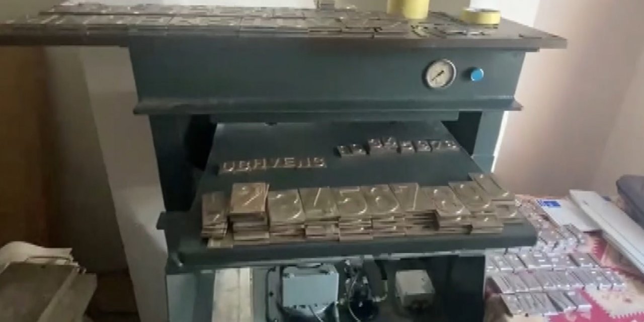 Gaziantep’te ikiz plaka baskını