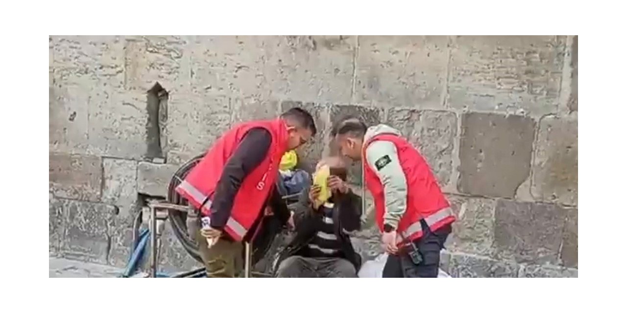 Güven timlerinden dilencilere operasyon