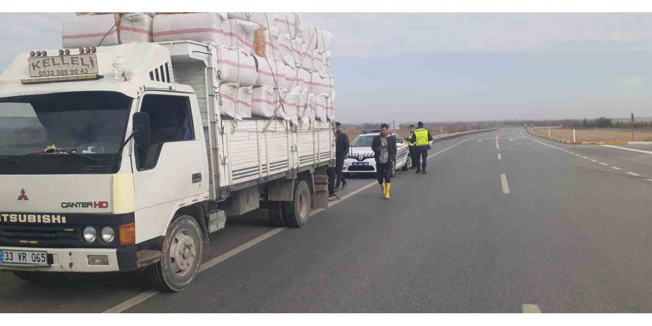 Konya Ereğli’de jandarmadan radarlı hız denetimi