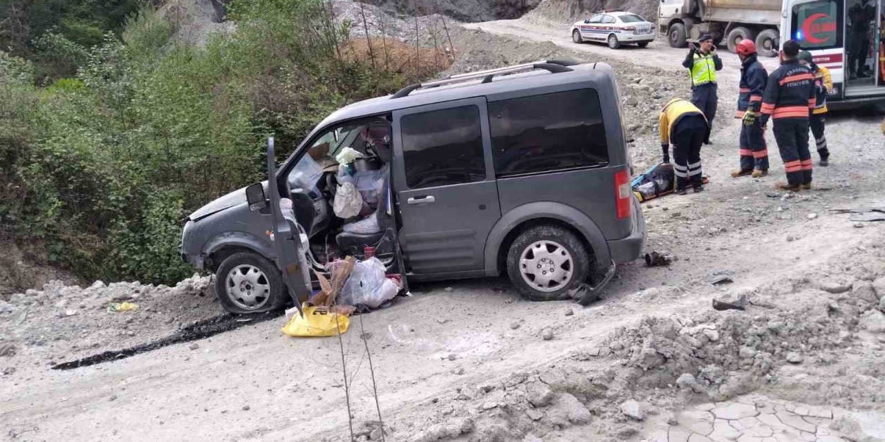 Trabzon’da trafik kazası: 3 yaralı