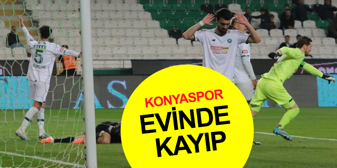 Konyaspor Adana Demirspor'a penaltı ile boyun eğdi