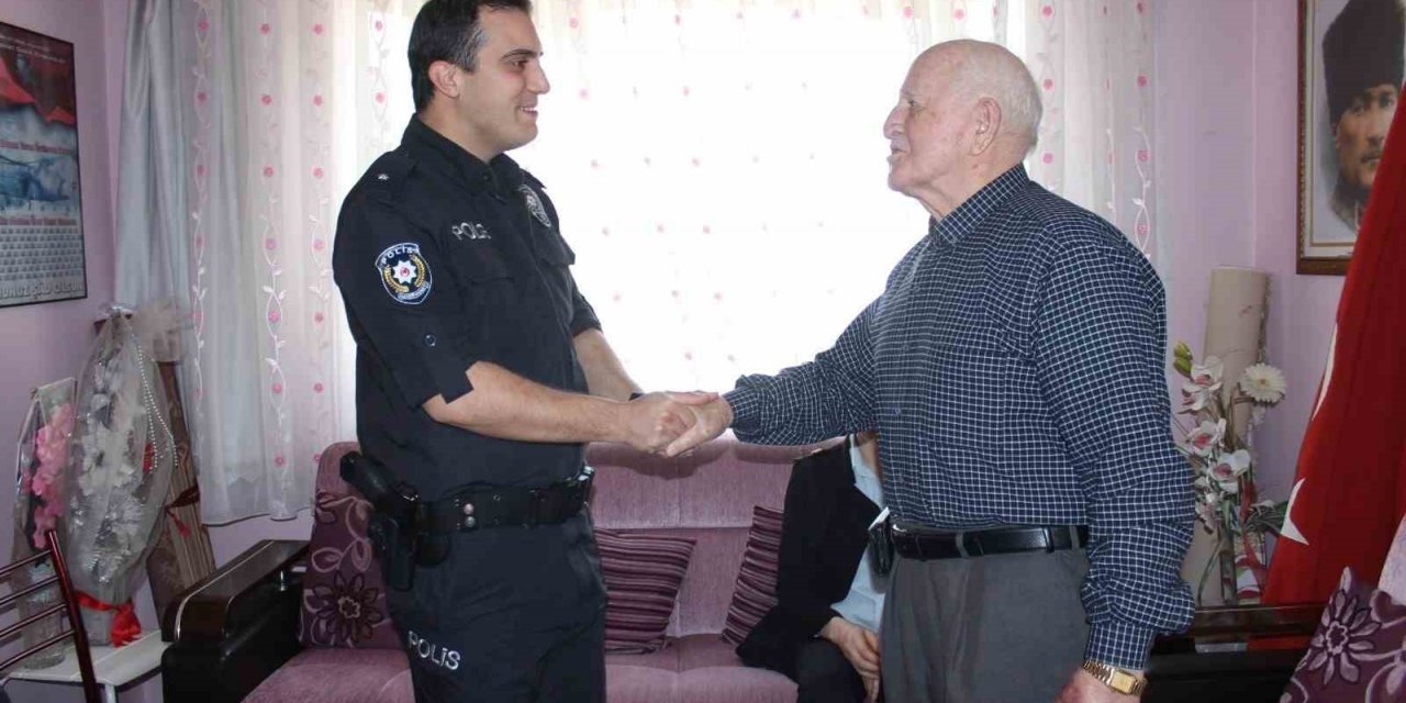 Emniyet teşkilatından şehit ailelerine bayram ziyareti