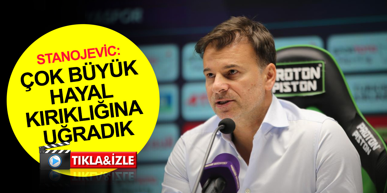 Konyaspor Teknik Direktörü Stanojevic'den Adana Demirspor mağlubiyeti yorumu: Hakem kararları normal değil