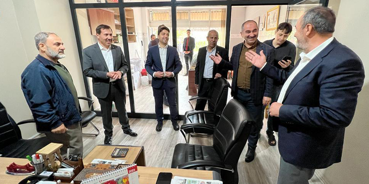 Başkan Kılca ve AK Parti Konya adayı Zeren'den Şekerciler Sanayi esnafına ziyaret
