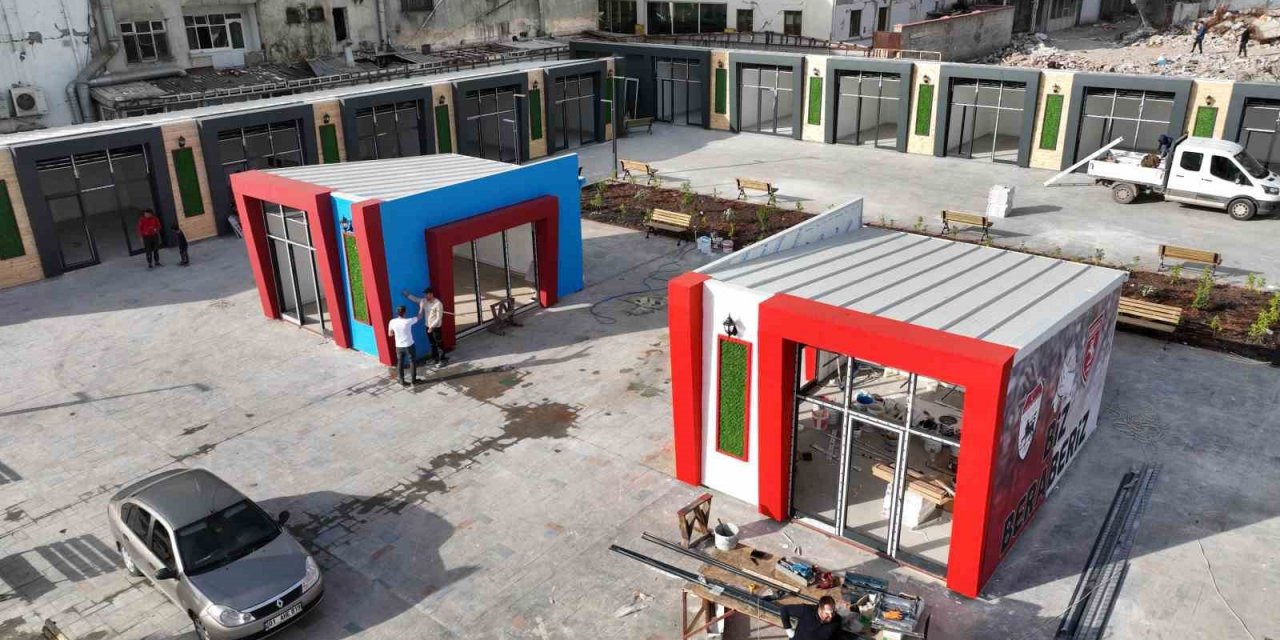 Kahramanmaraş’ta ‘Samsun Çarşısı’ tamamlanarak hizmete hazır hale geldi