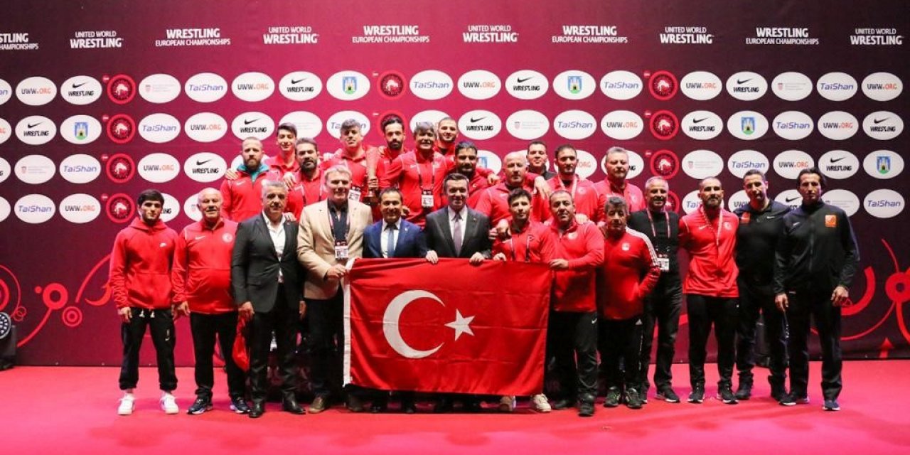 Serbest Güreş Milli Takımı, Avrupa üçüncüsü oldu