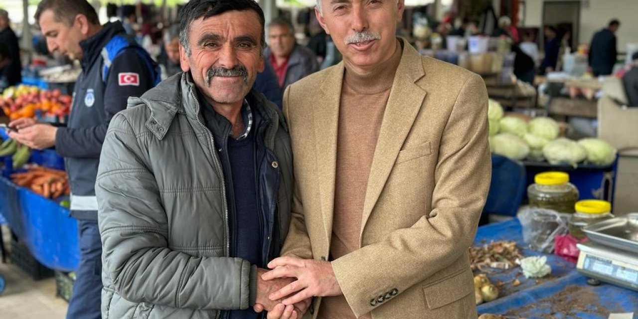 Başkan Öztürk: “Pazarcı esnafımız benim için kıymetli”