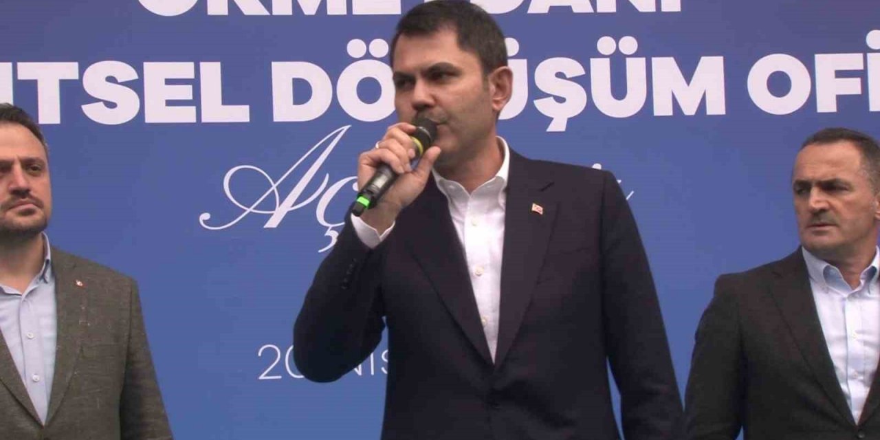 Bakan Kurum: "Kendi dönüşüm yapmak isteyen vatandaşı yapım ve finans desteği vereceğiz”