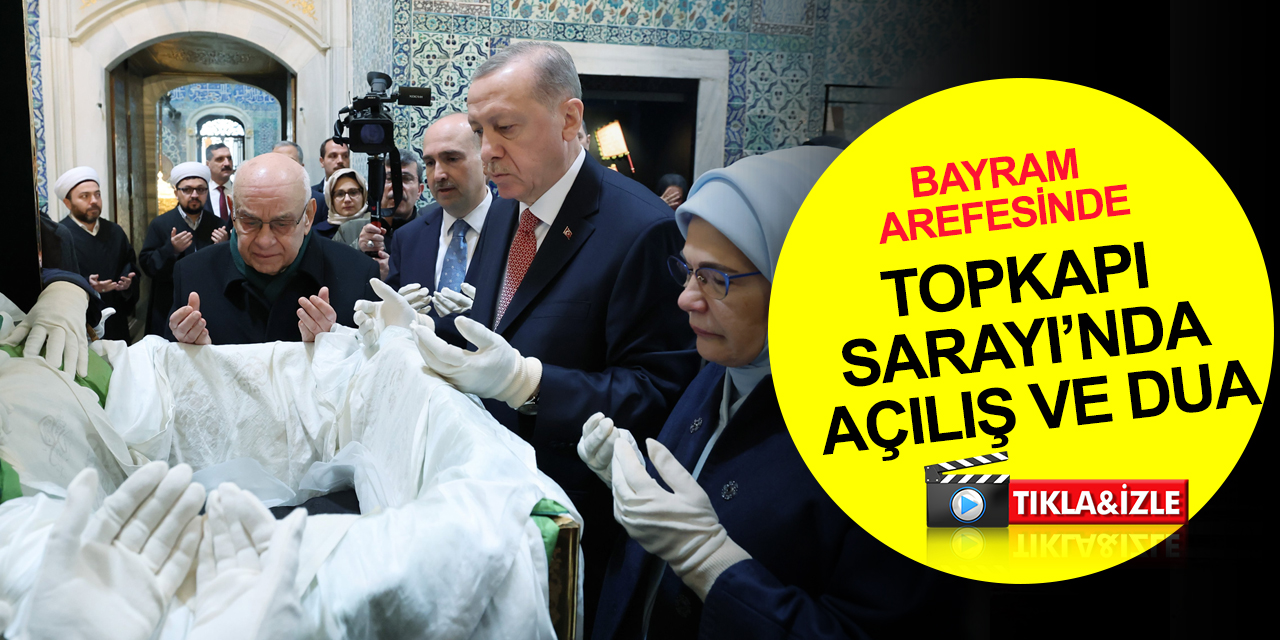 Cumhurbaşkanı Erdoğan, Topkapı Sarayı’nda restorasyonu tamamlanan alanların açılışını gerçekleştirdi