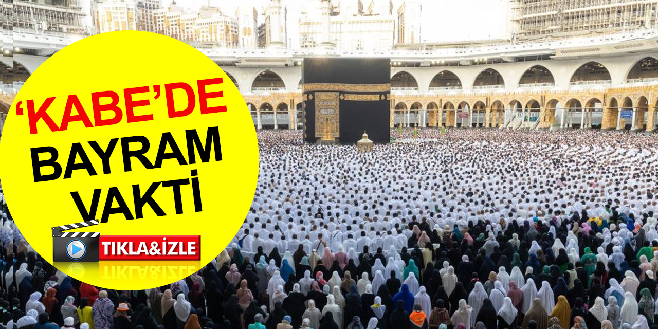 Kabe’de bayram! Milyonlarca Müslüman bayram namazında böyle saf tuttu