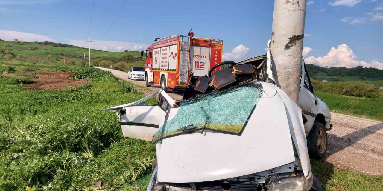 Susurluk’ta trafik kazası: 1 yaralı